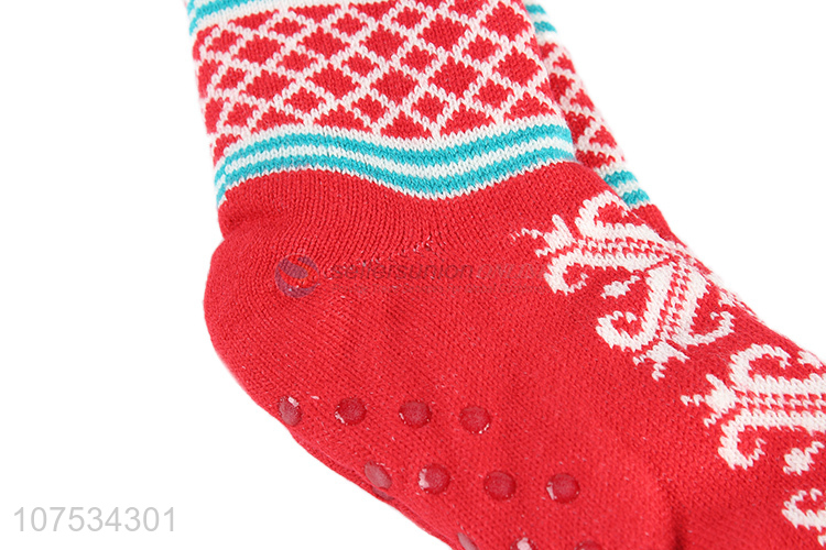 Best selling winter home slippers floor socks for ladies