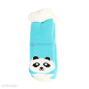 Bottom price women winter socks fleece-lined slipper socks