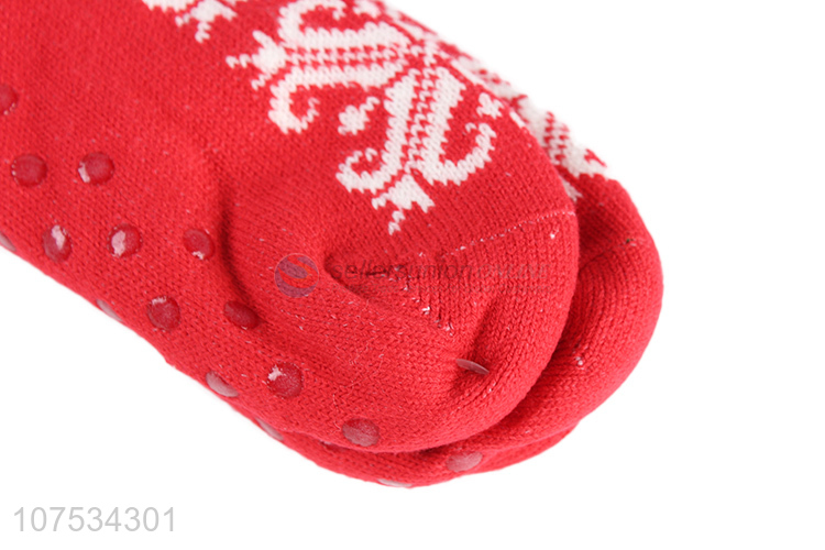 Best selling winter home slippers floor socks for ladies