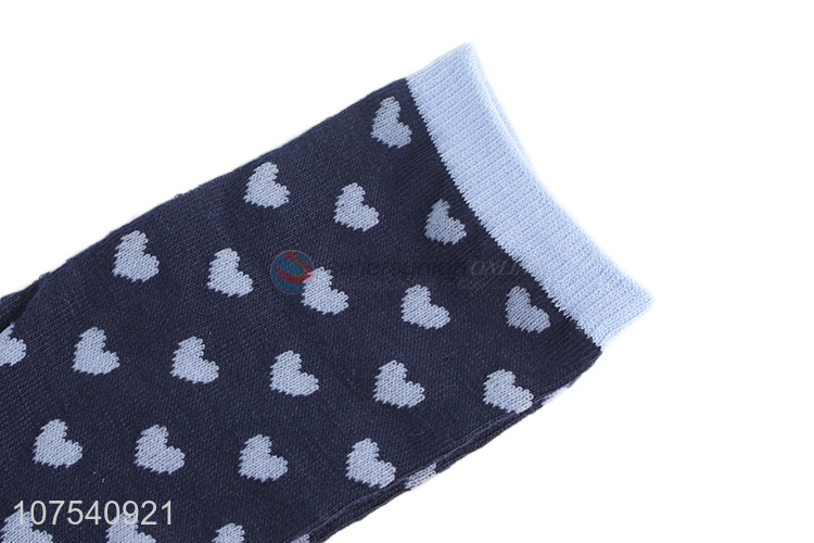 Fashion Heart Pattern Short Socks Ladies Comfortable Socks