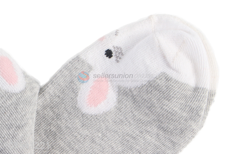 Good Price Mid-Calf Length Sock Breathable Ladies Cotton Sock