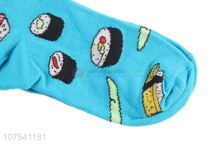 Best Sale Colorful Breathable Crew Socks Ladies Cotton Socks