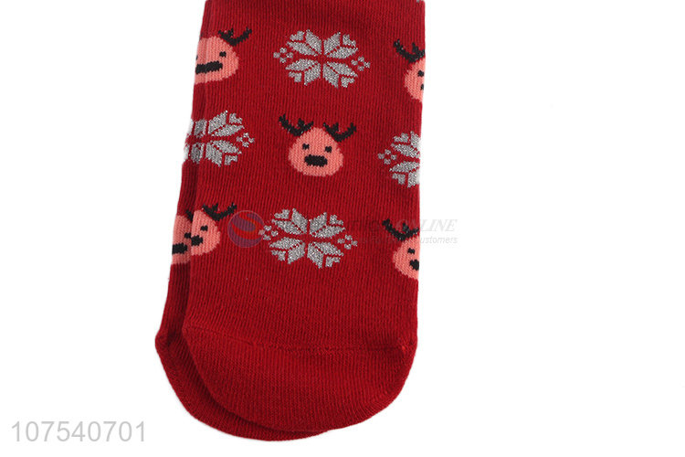 Cartoon Pattern Colorful Long Socks Soft Ladies Socks