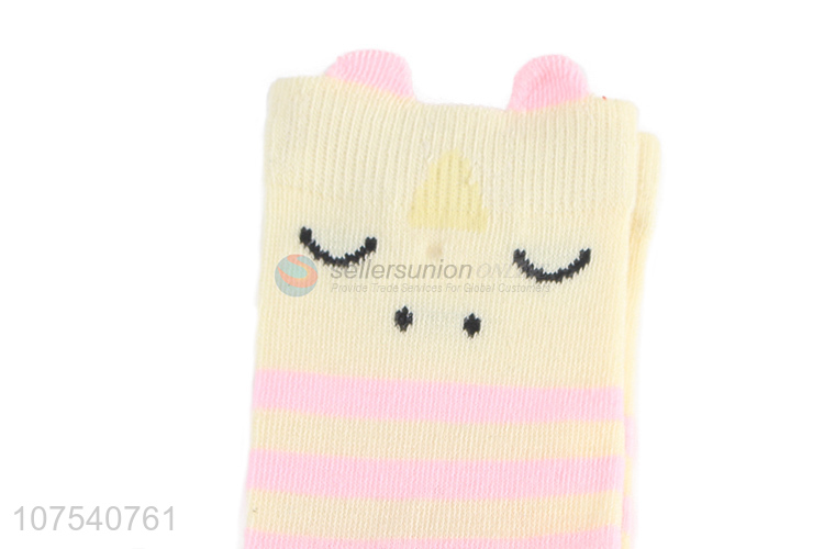 Best Quality Stripe Pattern Socks Fashion Ladies Socks