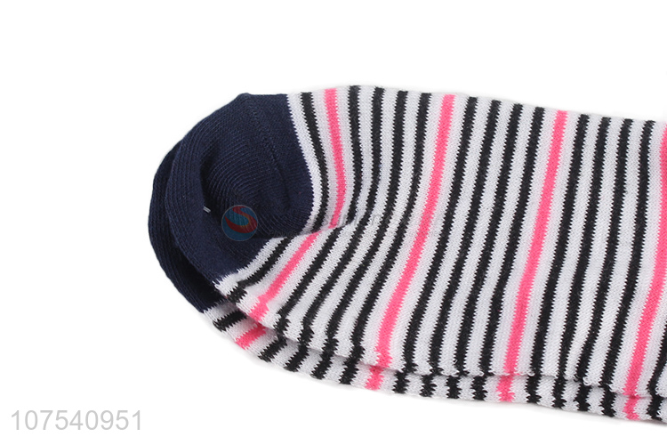 Fashion Style Colorful Striped Socks Short Socks For Ladies