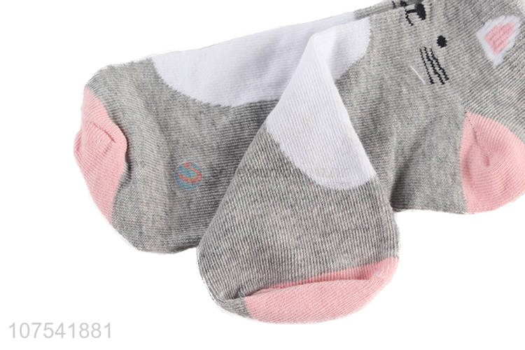 Cute Design Breathable Cotton Socks Fashion Ladies Short Socks