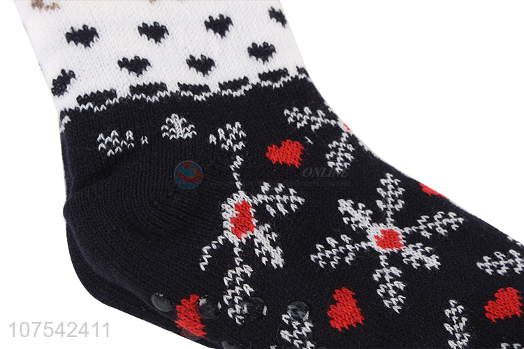 Top Selling Winter Thicken Middle Tube Floor Socks Christmas Socks