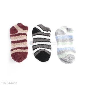 Suitable Price Breathable Half Fleece Boat Socks Invisible Socks