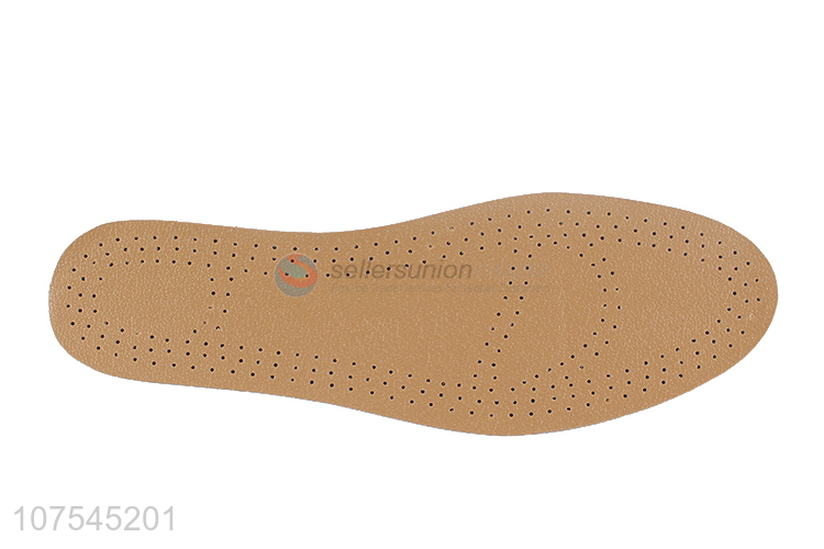 New Arrivals Brown Latex Leather Insoles Comfortable Breathable Insoles