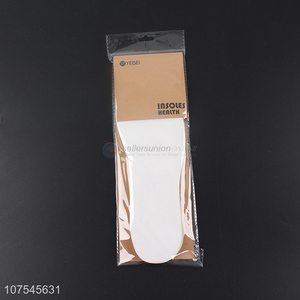 Wholesale White Latex White Non-Woven Insoles Comfortable  Eco-Friendly Shoe Insoles