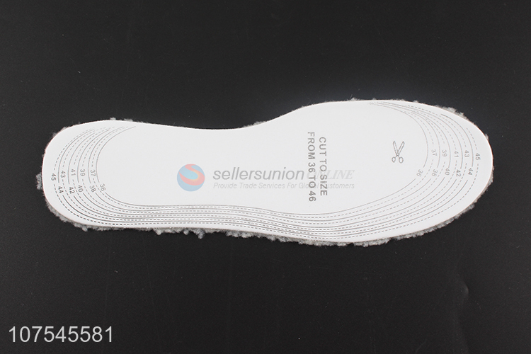 Cheap And Good Quality Artificial Lambswool Winter Warm Eva Insoles