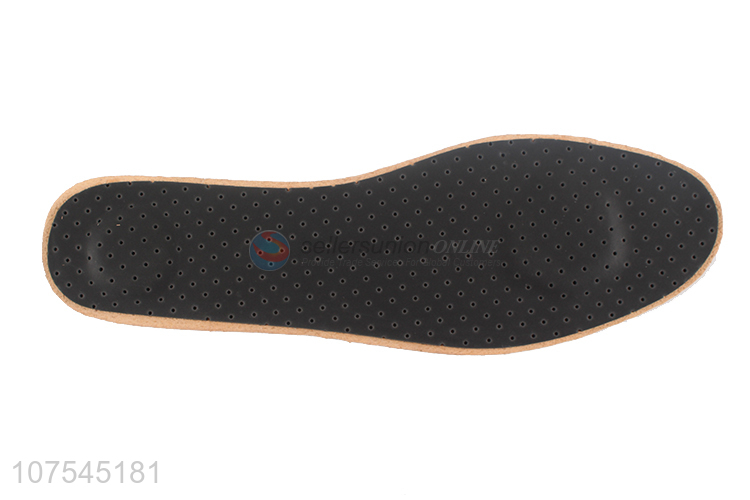 Factory Price Comfort Latex Genuine Pigskin Leather Insoles Health Insoles