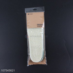 Contracted Design Honeycomb Sports Insoles Warm Imitation Lamb Wool Shoe Insoles
