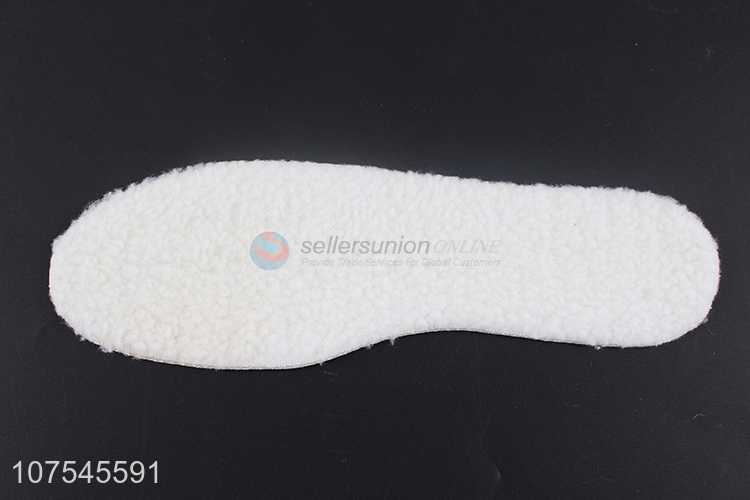 Factory Sell Warm Aluminum Foil Polyester Imitation Lamb Wool Shoe Insoles