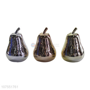 High Sales Home Decoration Accessories Pear Shape Ceramic Ornaments