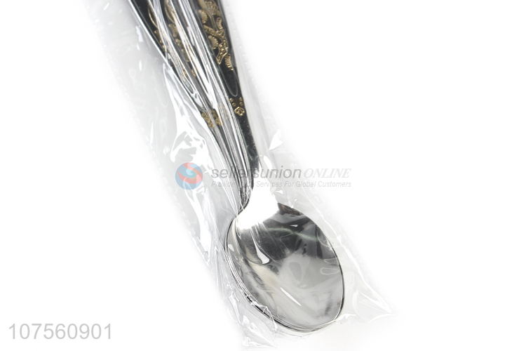 Best Sale Stainless Steel Dinnerware Metal Spoon Home Flatware