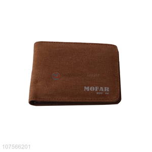 Wholesale faux leather credit card holder slim wallet for men and women
