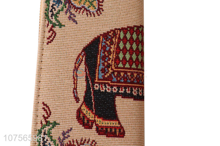Factory direct sale ethnic style long wallet ladies cotton linen purse