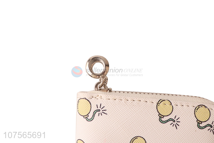 Factory direct sale ladies purse pu leather long wallets with zipper
