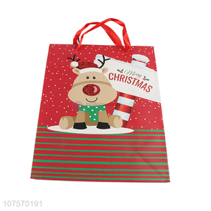 Popular design <em>Christmas</em> reindeer paper <em>gift</em> bag glitter present bag