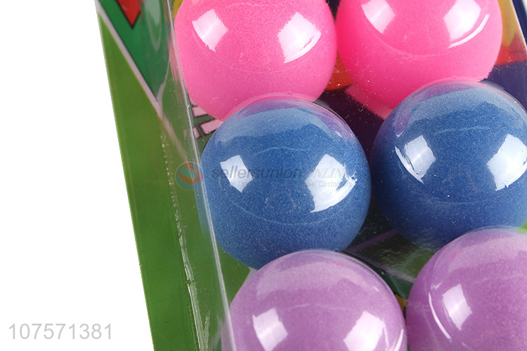 Good Quality 10 Pieces Professional Colorful Ping Pong Balls