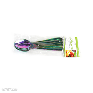 Fashion Design Colorful Dinner Spoon Soup Spoon