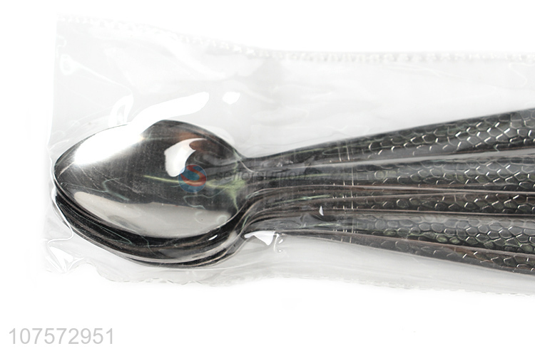 Wholesale Stainless Steel Spoon With Non-Slip Handle