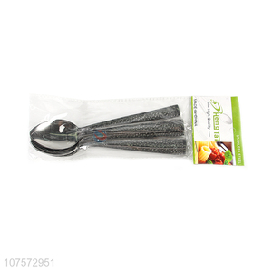 Wholesale Stainless Steel Spoon With Non-Slip Handle