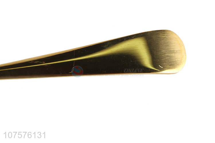 Reasonable Price Gold Stainless Steel Cutlery Serving Spoon