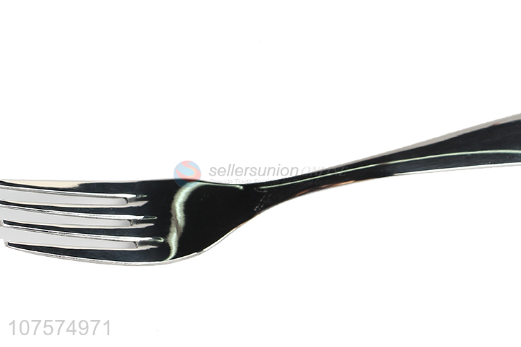 Good Quality Curved Handle Stainless Steel Dinner Fork