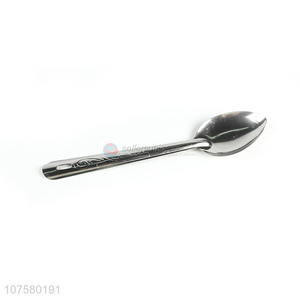 Wholesale flatware stainless iron rice serving spoon metal meal scoop