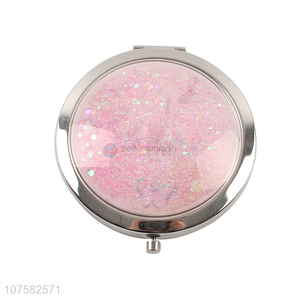 Good Sale Round Pocket Mirror Foldable Makeup Mirror