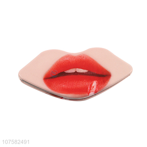 Hot Sale Lip Shape Makeup Mirror Pocket Mirror