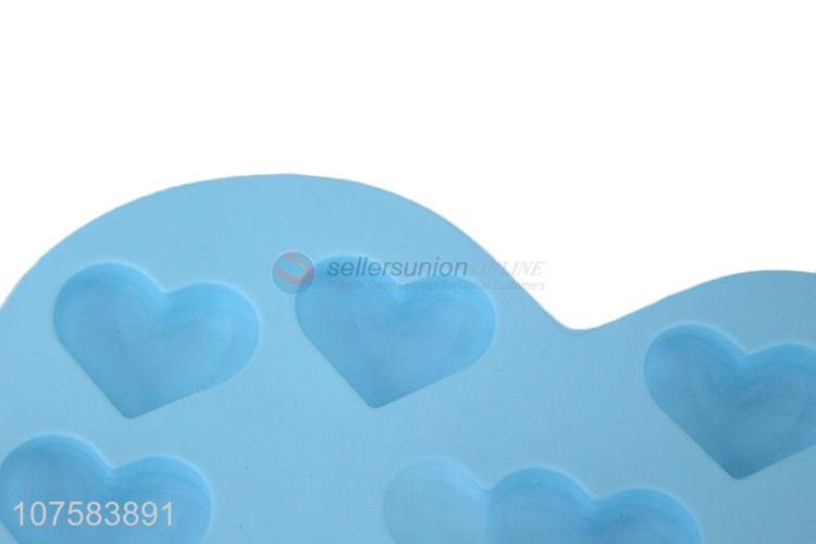Custom Heart Shape Silicone Ice Cube Tray Fashion Ice Mould