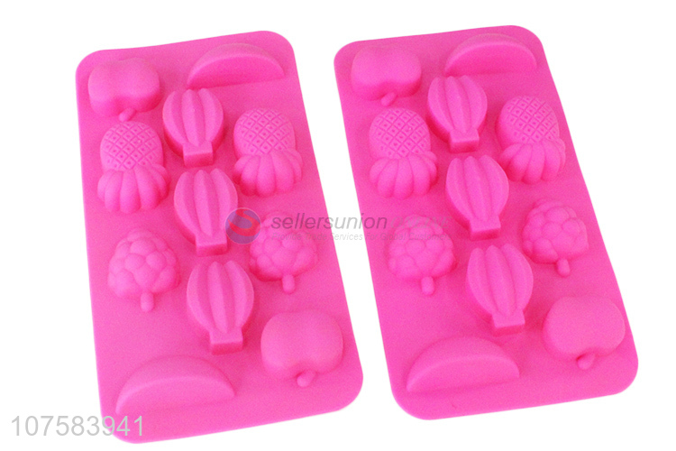 New Style Fruit Shape Silicone Ice Cube Tray Ice Mould