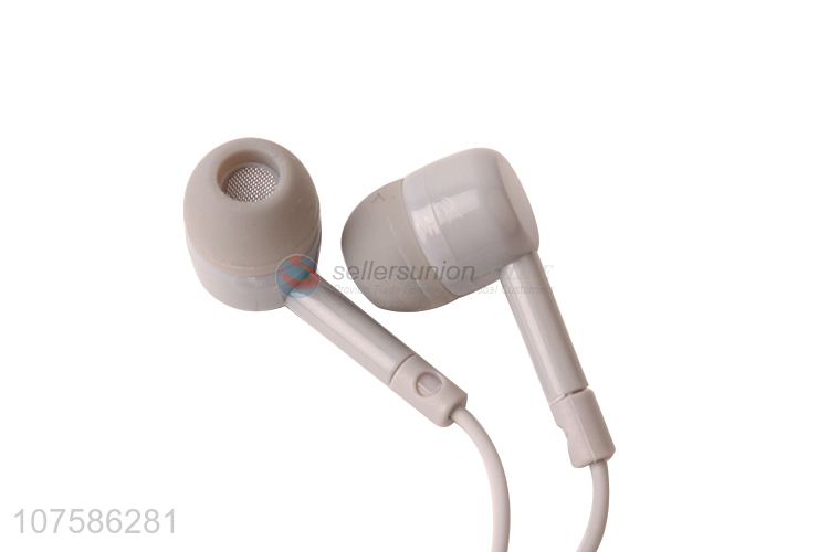 High quality 3.5mm in-ear headset microphone running earphones