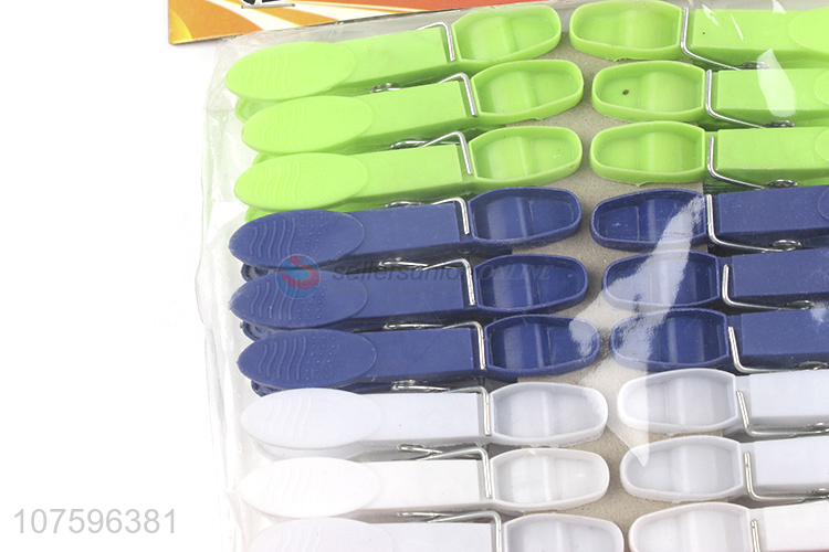 Good Quality Household Laundry Products Multicolor Plastic Clothespins