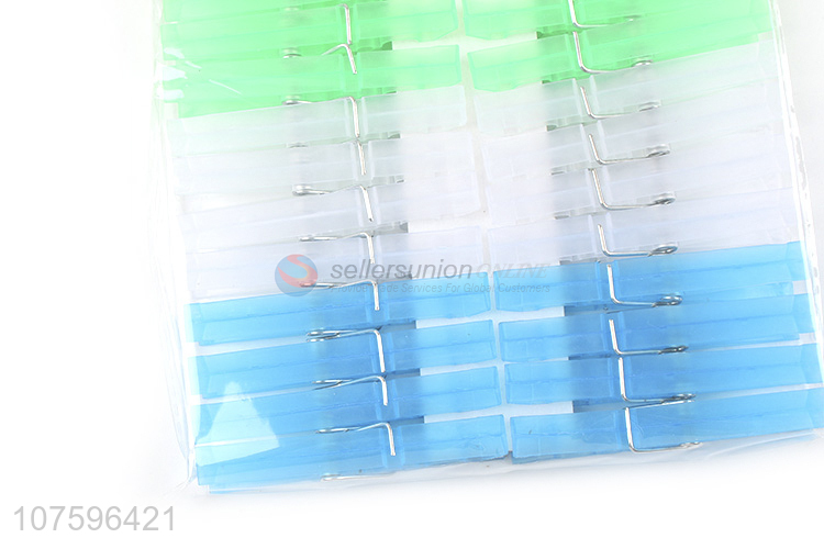 Best Selling Plastic Clothes Pegs Fashion Semi-Transparent Clothespins