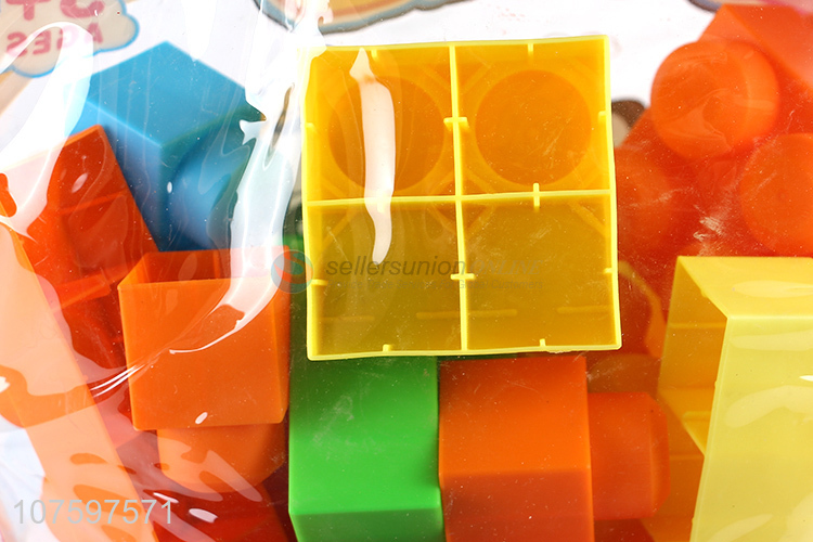 Most popular 42pcs colorful plastic building blocks for children
