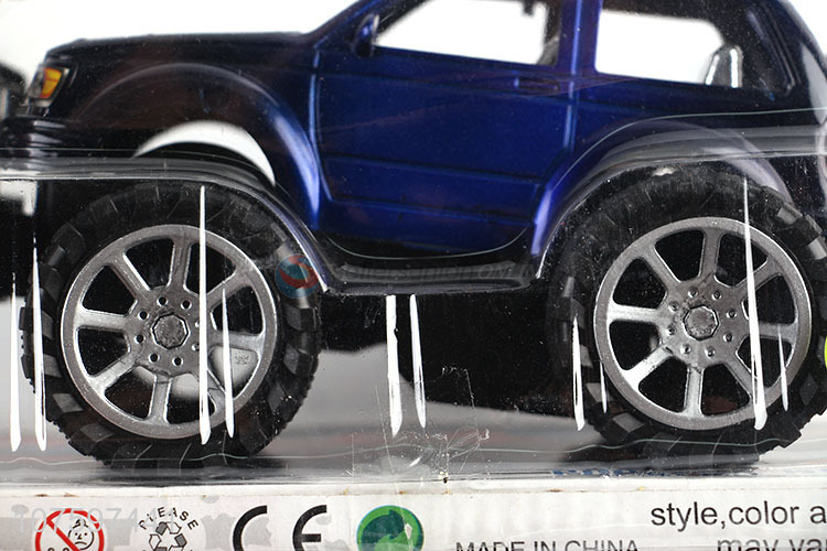 China factory fashion spray-painted pull line off-road car model toy