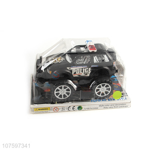 Hot sale 18cm off-road pull line police car kids car model toy