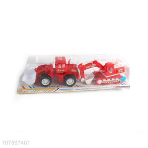 Wholesale inertia friction transport engineering truck construction vehicle toy