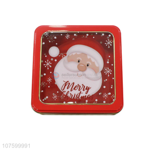 Hot Sale Colorful Christmas Tin Box Candy Box Storage Box