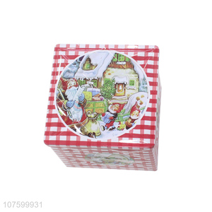 Best Price Colorful Christmas Gift Box Square Tin Box