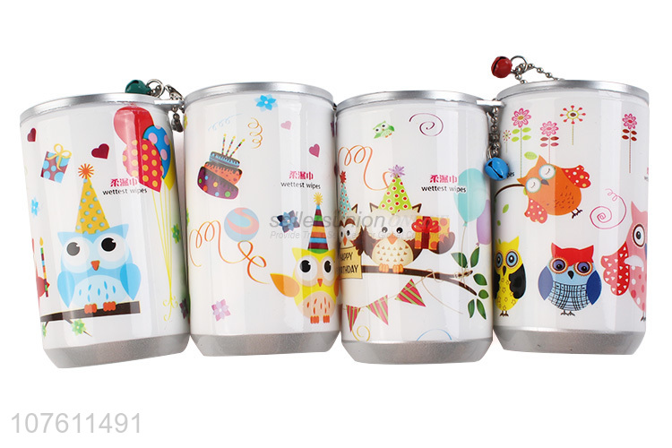 Cartoon Animal Pattern Canned Cleaning Wipes For Sale