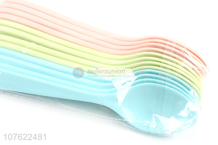 disposable plastic spoon