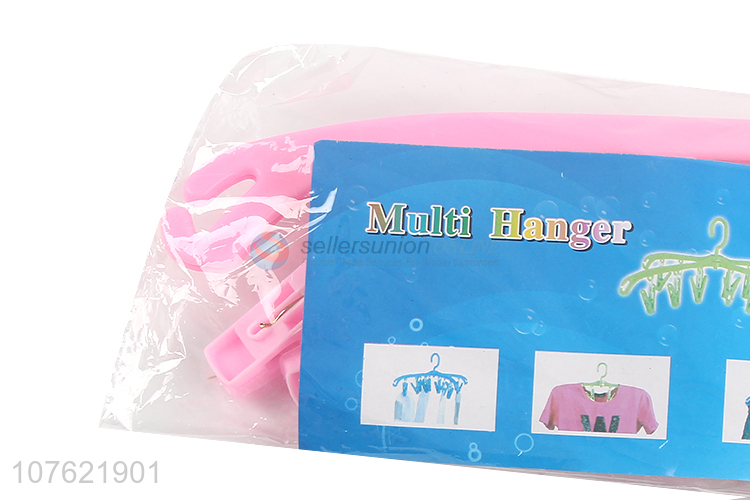 Good sale multifunctional plastic clothes hanger sock hanger underwear hanger