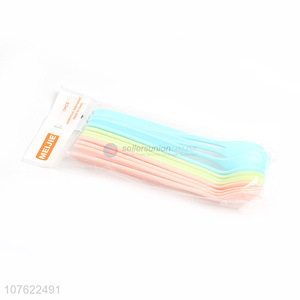 Disposable plastic spoon