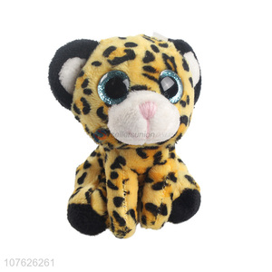 Good Sale Cute Small Leopard <em>Plush</em> Toy With Hook