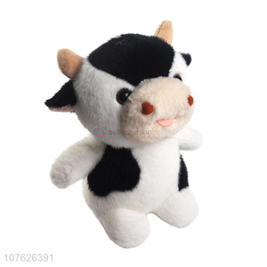 Fashion Home Decoration Cartoon Cow <em>Plush</em> Toy With Suction Cup